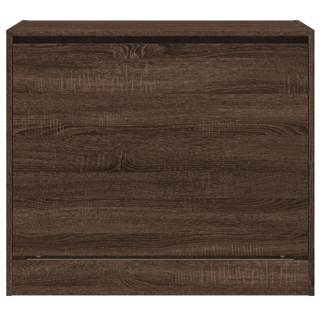 Schuhschrank Braun Eichen-Optik 80x42x69 cm Holzwerkstoff - Pazzar.ch