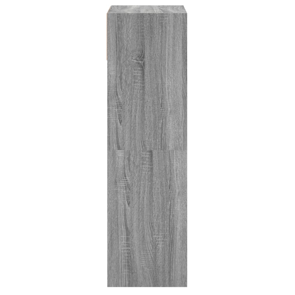 Schuhschrank Grau Sonoma 60x34x116 cm Holzwerkstoff - Pazzar.ch