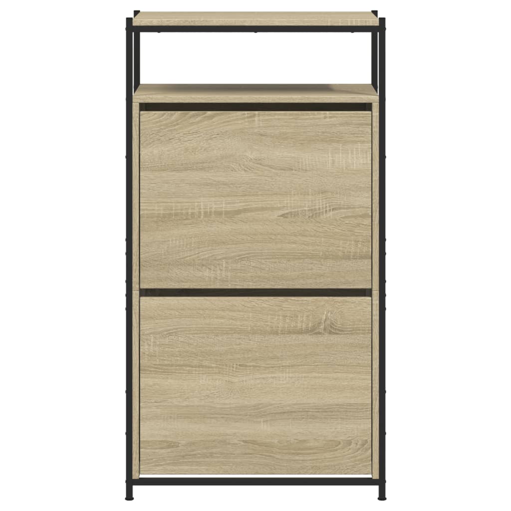 Schuhschrank Sonoma-Eiche 60x34x112 cm Holzwerkstoff - Pazzar.ch