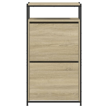 Schuhschrank Sonoma-Eiche 60x34x112 cm Holzwerkstoff - Pazzar.ch