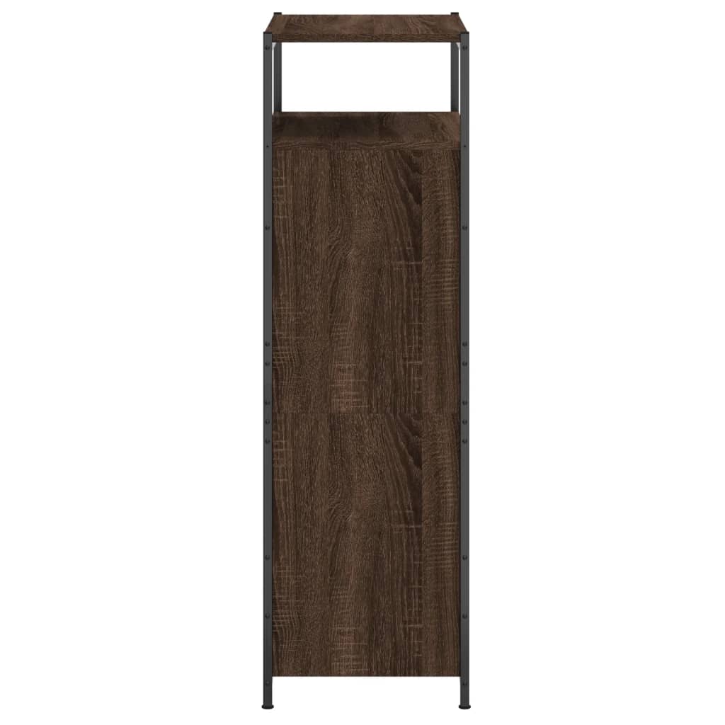 Schuhschrank Braun Eichen-Optik 60x34x112 cm Holzwerkstoff - Pazzar.ch