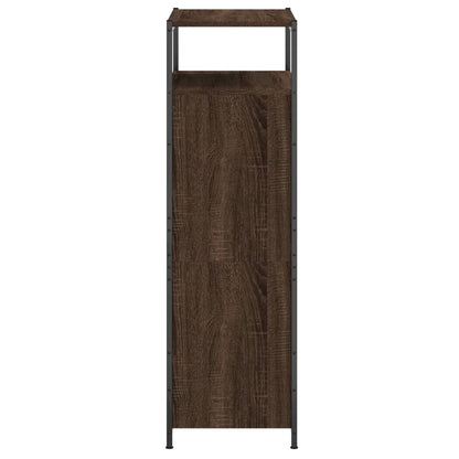 Schuhschrank Braun Eichen-Optik 60x34x112 cm Holzwerkstoff - Pazzar.ch