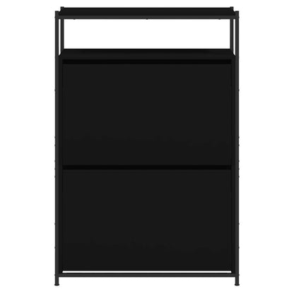 Schuhschrank Schwarz 75x34x112 cm Holzwerkstoff - Pazzar.ch