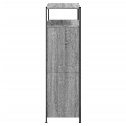 Schuhschrank Grau Sonoma 75x34x112 cm Holzwerkstoff - Pazzar.ch