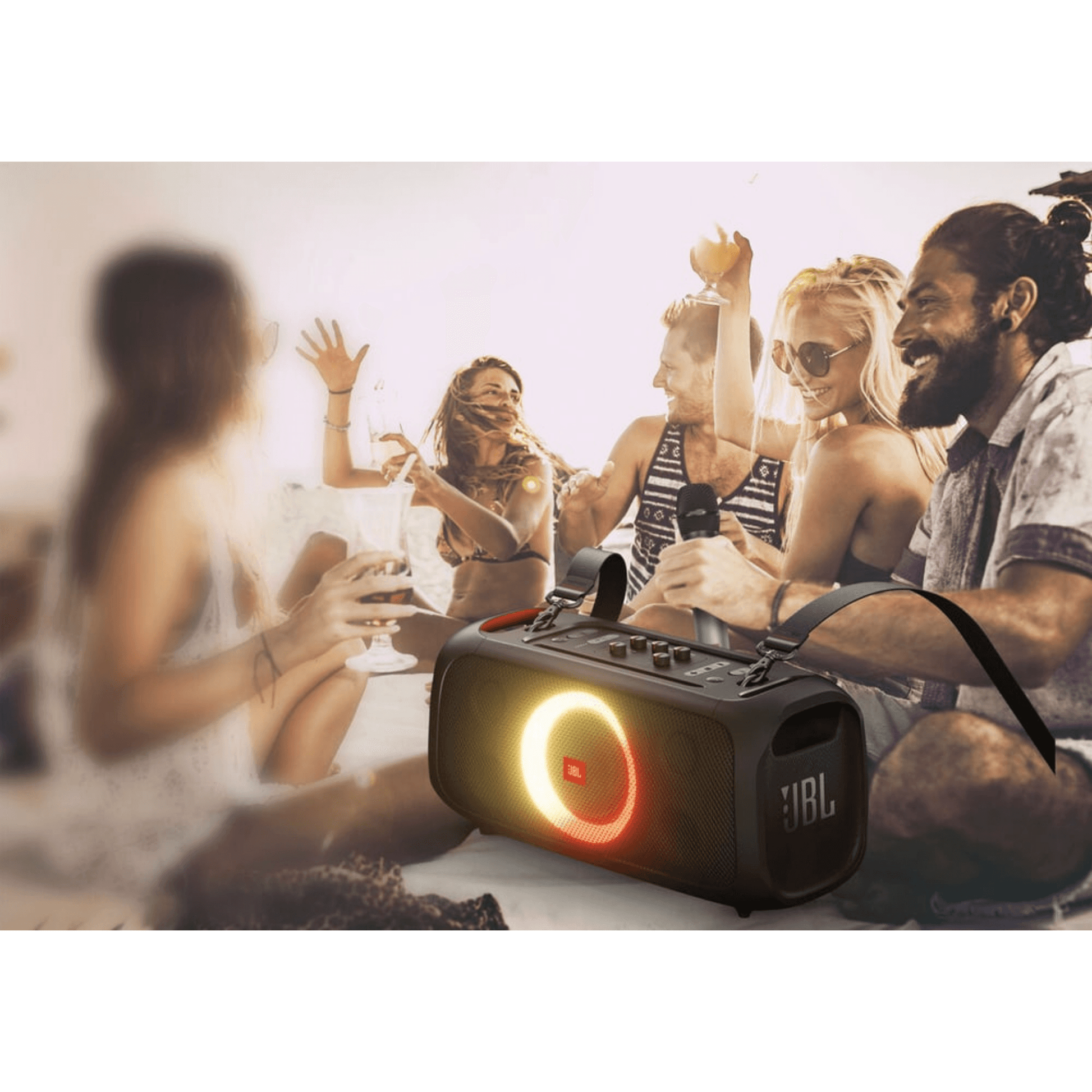 JBL - Partybox On-The-Go - Schwarz