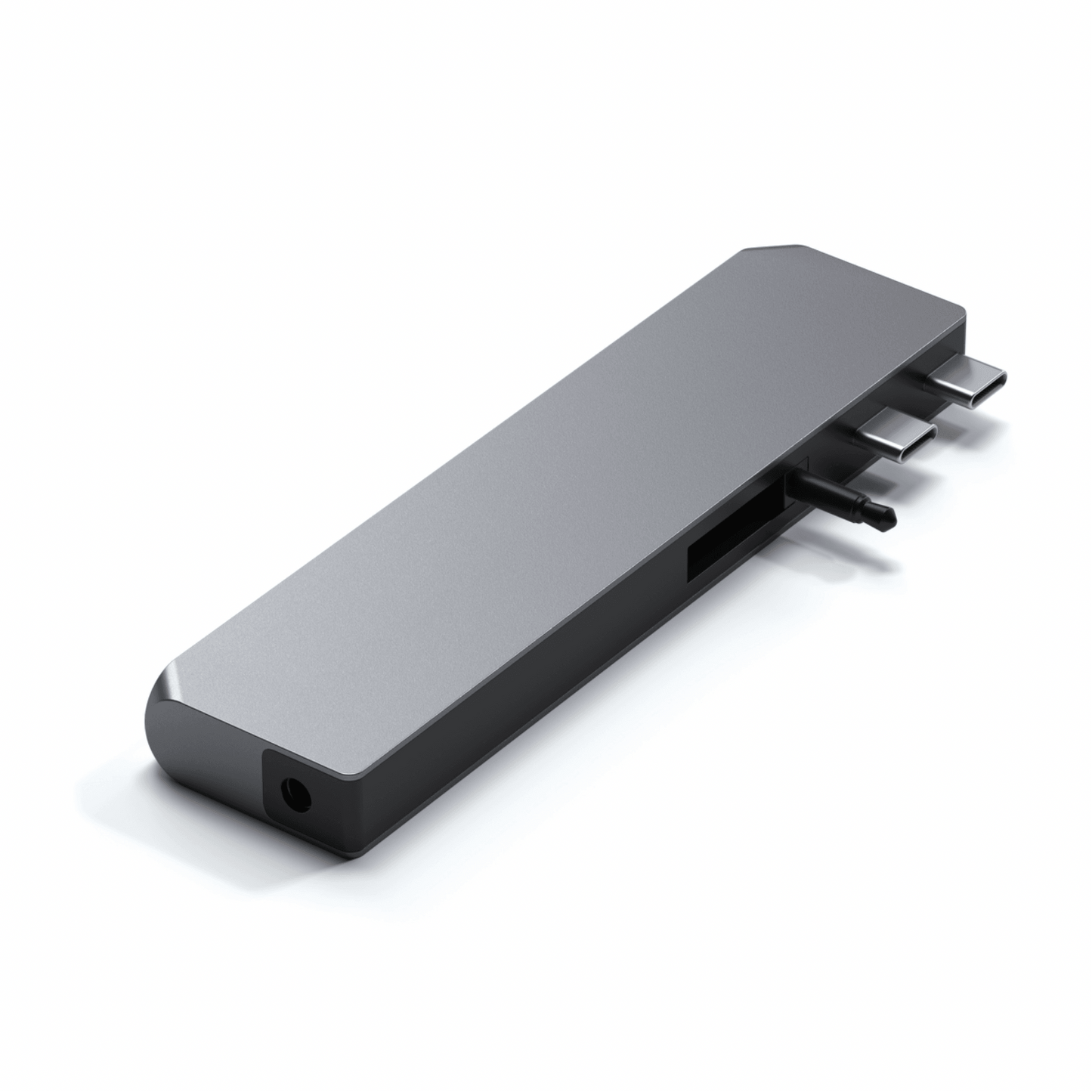 Satechi - Hochwertiger Dual USB-C Multiport Pro Hub Max für MacBook - Space Gray - Pazzar.ch