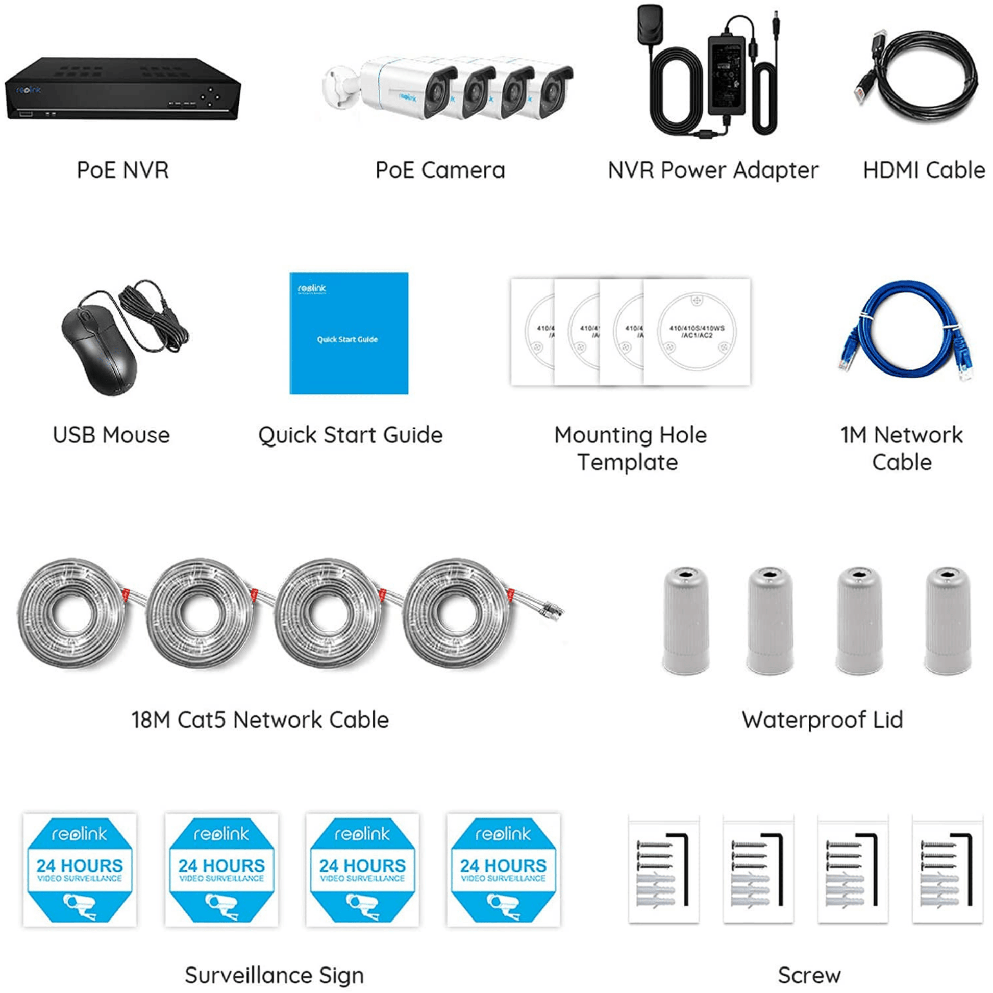 Reolink - 8-Kanal 4K Ultra HD Überwachungskamerasystem RLK8-810B4-A