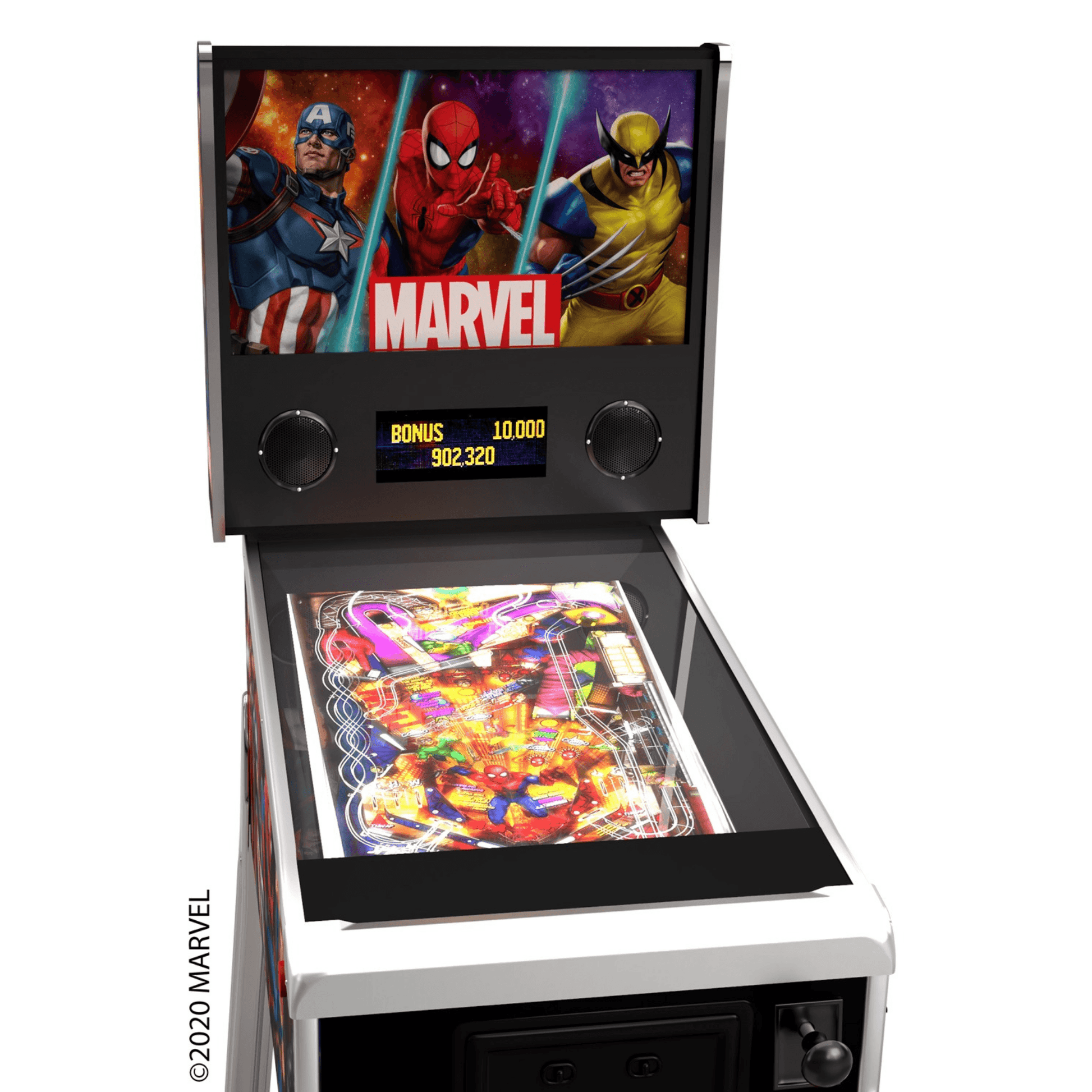 Arcade1Up - Digitaler Flipperkasten Marvel Pinball